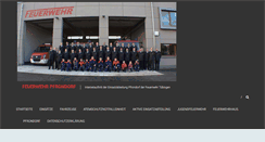 Desktop Screenshot of feuerwehr-pfrondorf.de