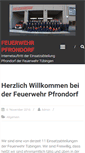 Mobile Screenshot of feuerwehr-pfrondorf.de